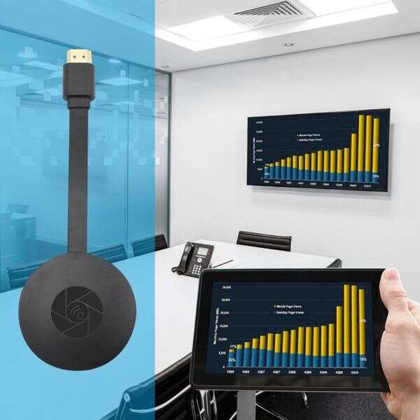 Draadloze HDMI Zender voor Telefoon, Ipad en Laptop