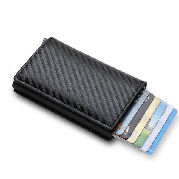Luxe en Compacte RFID Portemonnee voor Stijl en Veiligheid
