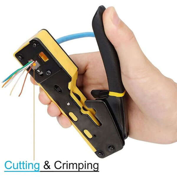 Modulaire krimptang, knip- en draadstripper