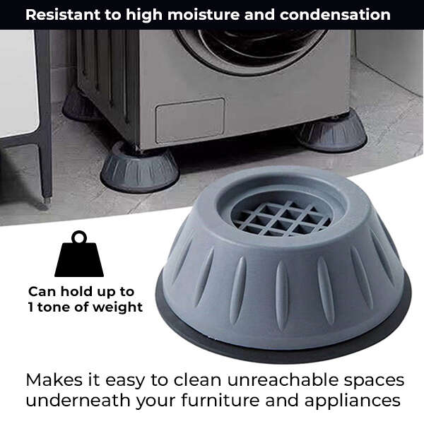 Anti-slip Voetjes voor Wasmachine - Set van 4