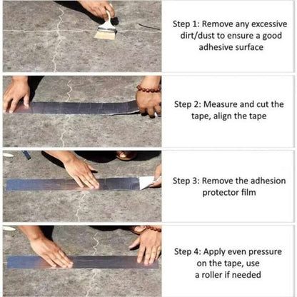 Waterdichte aluminiumtape