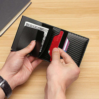 Luxe en Compacte RFID Portemonnee voor Stijl en Veiligheid